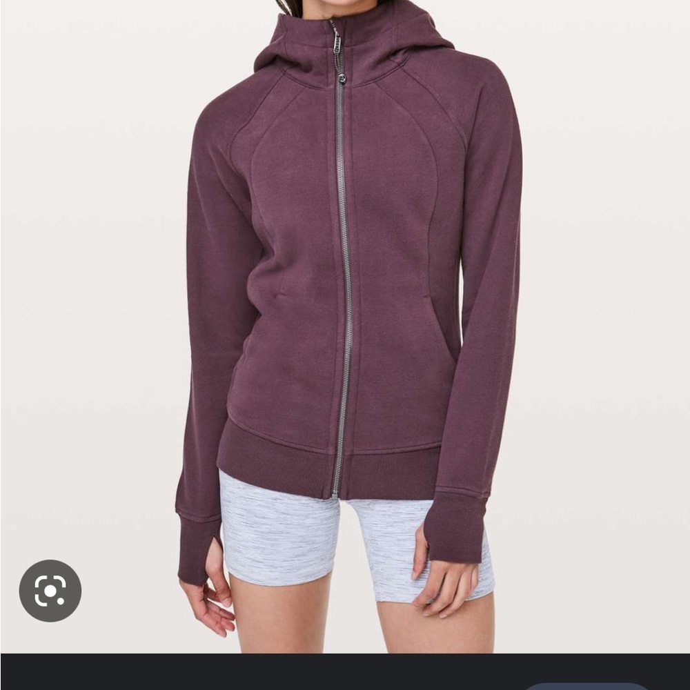 Lulu lemon scuba jacket in plum